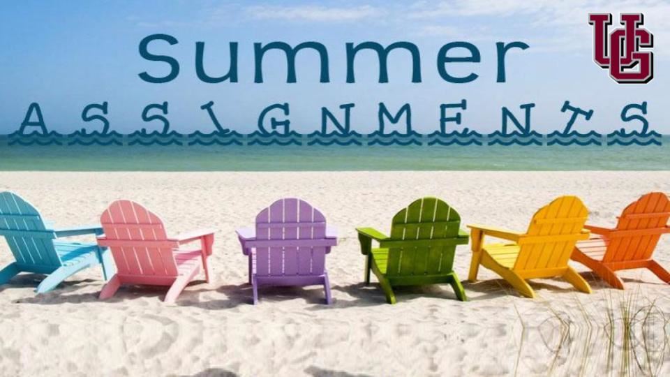  AP & Honors  Summer Assignments